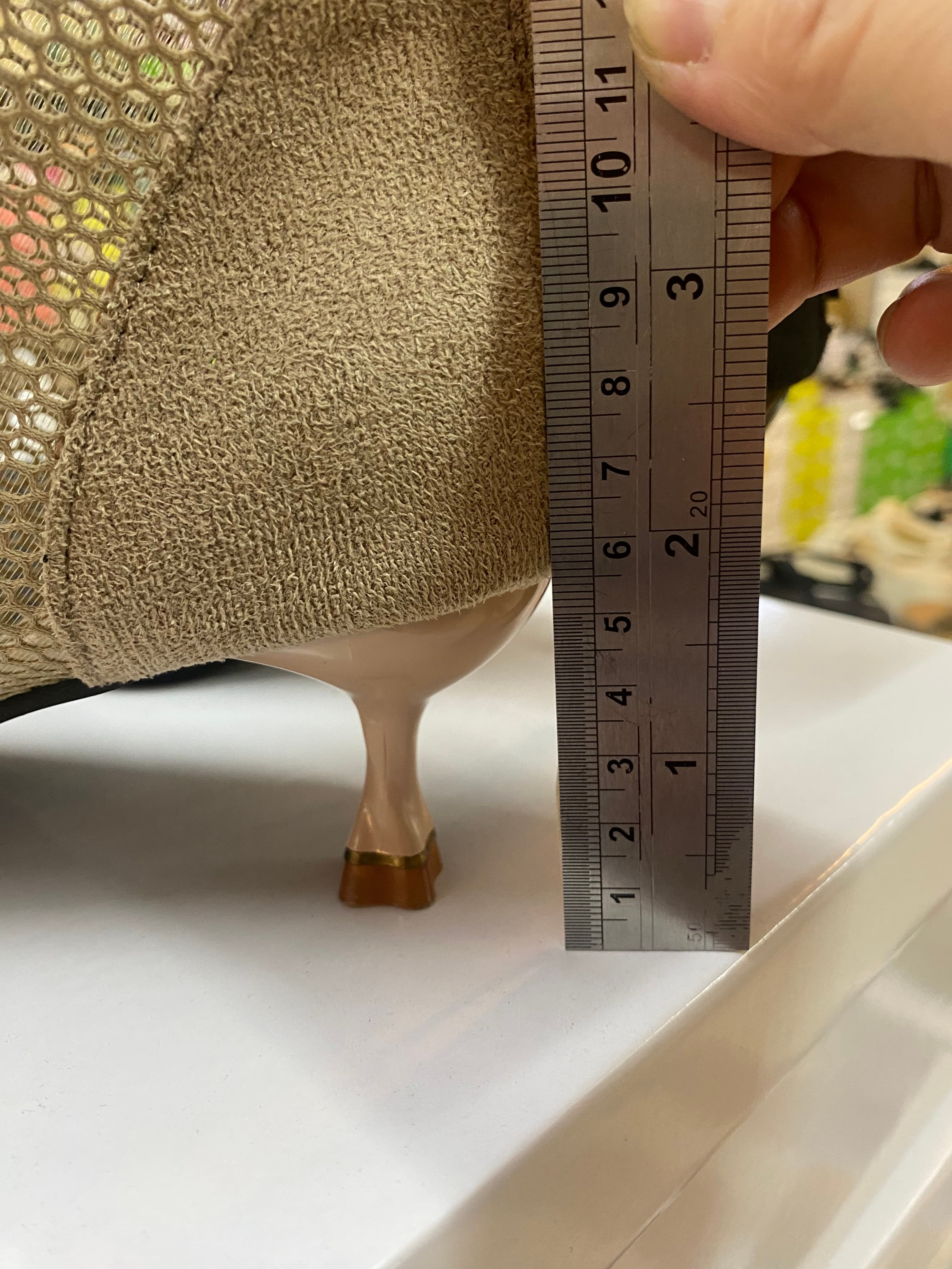 細跟網狀踝靴 7